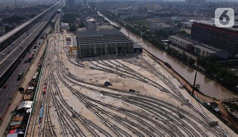 Foto Menengok Proyek Pembangunan Depo Lrt Jabodebek Foto Liputan