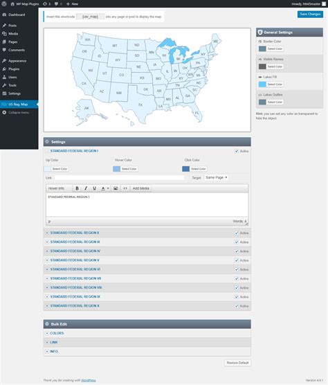 Interactive Us Map Regions Map Of The United States Nations Online