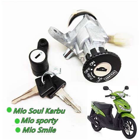 Jual Kunci Kontak Set Plus Kunci Jok Mio Karbu Mio Sporty Mio Smile