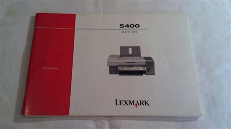 Lexmark 5400 Series User's Guide Manual (B40) (2007)