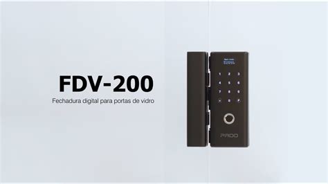 Fechadura Digital Para Portas De Vidro FDV 200 Pado YouTube