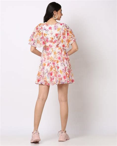 Floral Print Skater Dress Jiomart