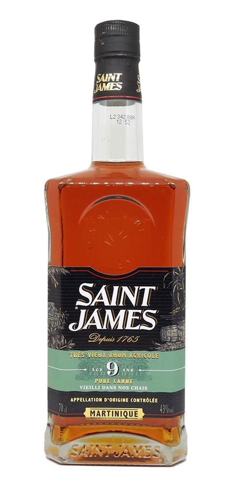 Rhum Agricole Pur Jus De Canne Saint James Ans Edition