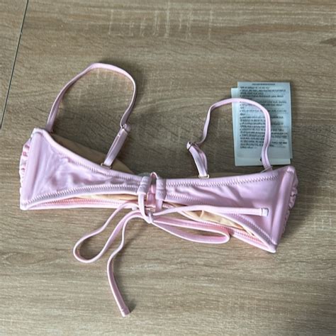 Shani Shemer Swim Shani Shemer Rosalin Bikini Top In Baby Pink Poshmark