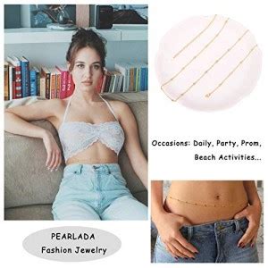 Pearlada Minimalist Beach Bikini Body Chain New