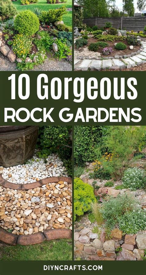 10 Gorgeous And Easy DIY Rock Gardens In 2022 River Rock Garden Easy