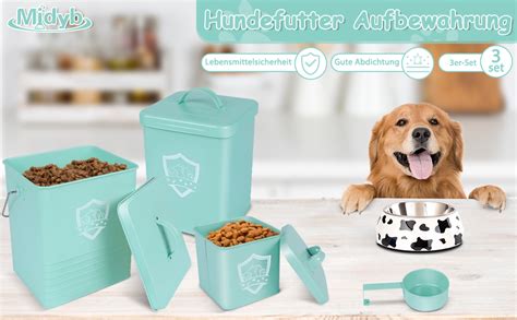 Midyb Hundefutter Aufbewahrung Er Set Hundefutter Und Katzenleckerlis