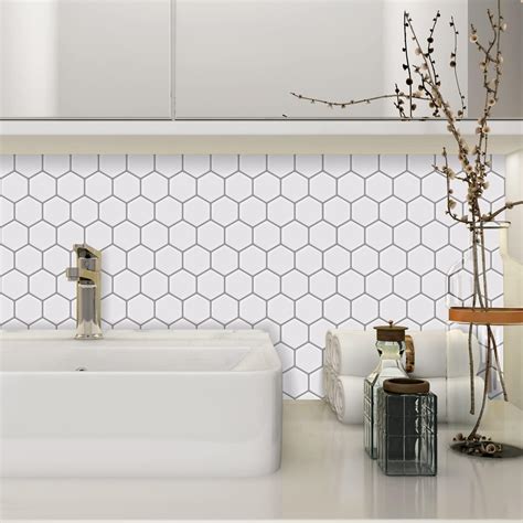 Buy STICKGOO 10 Sheets Hexagon Peel And Stick Backsplash 12x12 Vinyl