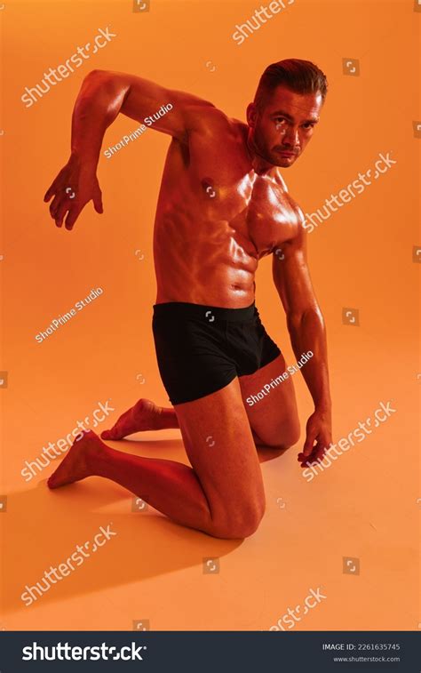 Man Bodybuilder Boxer Muscle Workout Naked Stock Photo Shutterstock