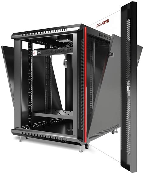 Sysracks U Inch Depth Server Rack Cabinet Amazon