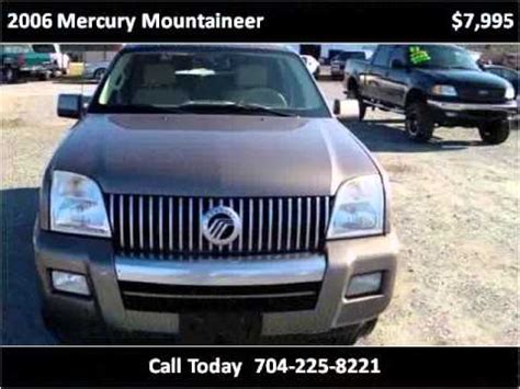 2006 Mercury Mountaineer Used Cars Monroe NC YouTube