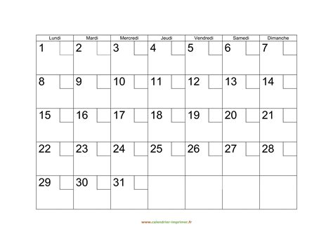 Calendrier Mensuel Imprimer Calendrier Mensuel Mois De Juillet