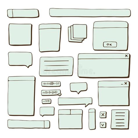 retro pc elements user interface operating system windows icons