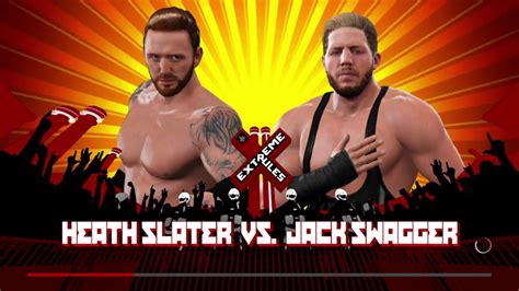 WWE 2K17 Backstage Fighting Heath Slater Vs Jack Swagger YouTube