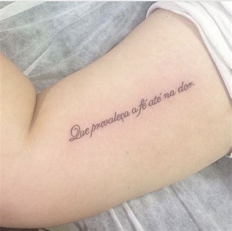 Fé sempre até na dor Tatuagem Tatuagens Frases para tatuagem feminina