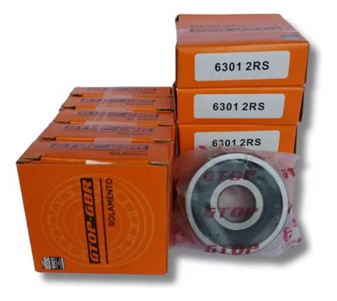 Rolamento 6301 2rs Gbr Kit 10 Peças 12x37x12 Original | MercadoLivre