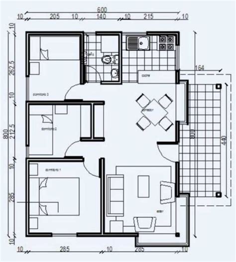 Planos De Casas Prefabricadas De Piso Con Medidas Gratis