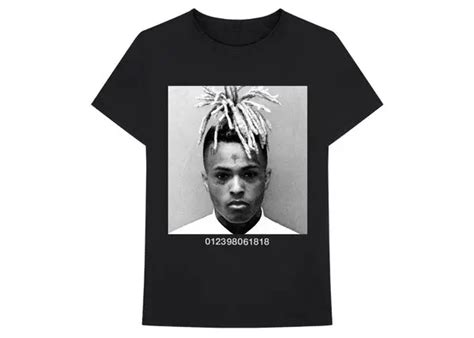 Xxxtentacion Mugshot T Shirt Black Editorialist