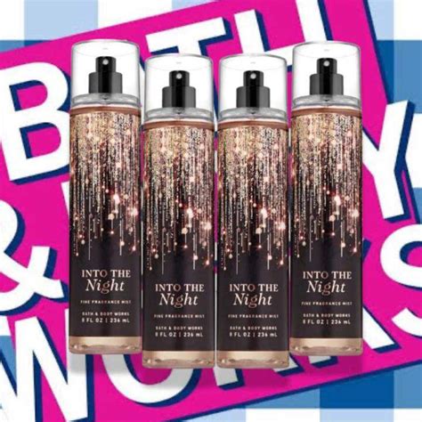 Into The Night Bath And Body Works BBW Fine Fragrance Mist Ml Full Bottle ORIGINAL
