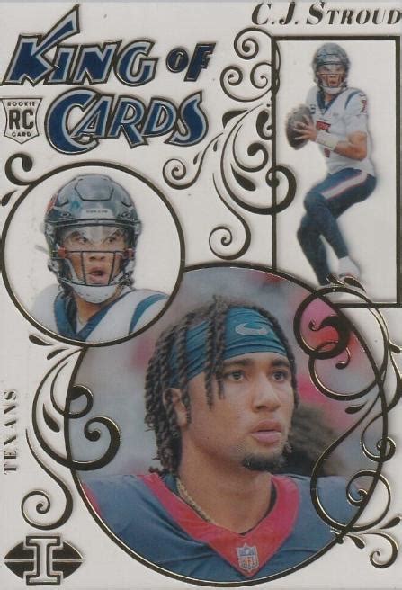 C J Stroud 17 Prices 2023 Panini Illusions King Of Cards Football