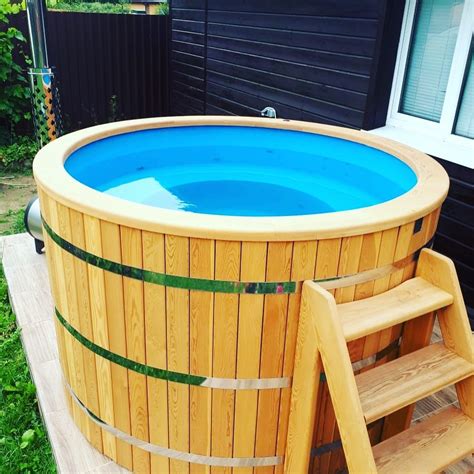 Уличная купель GOOD LINE с подогревом от печки на дровах