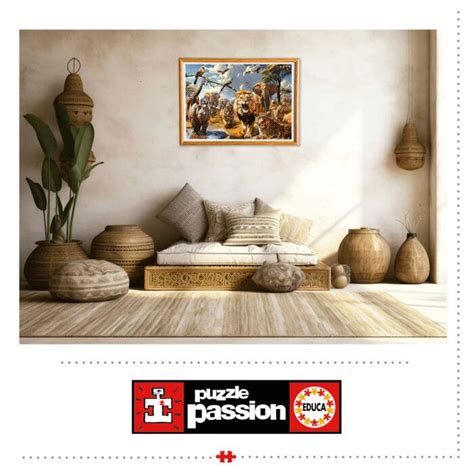 Wild Animals 1000 Piece Jigsaw Puzzle By Educa Puzzle Warehouse