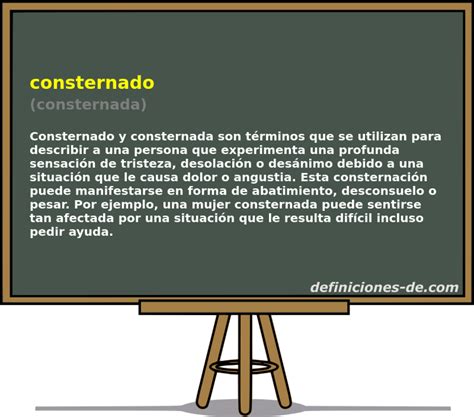 O Que Significa Consternado