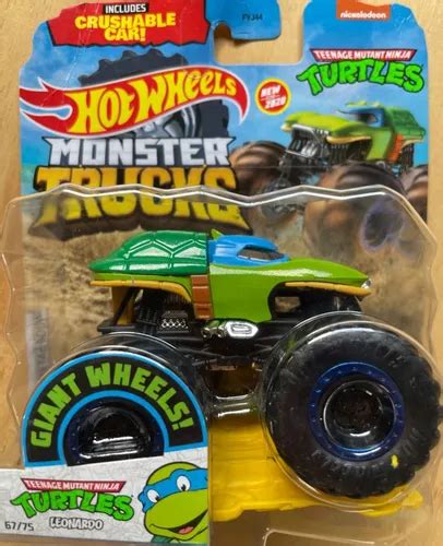Hot Wheels Monster Trucks Tortugas Ninja Leonardo Camion MercadoLibre