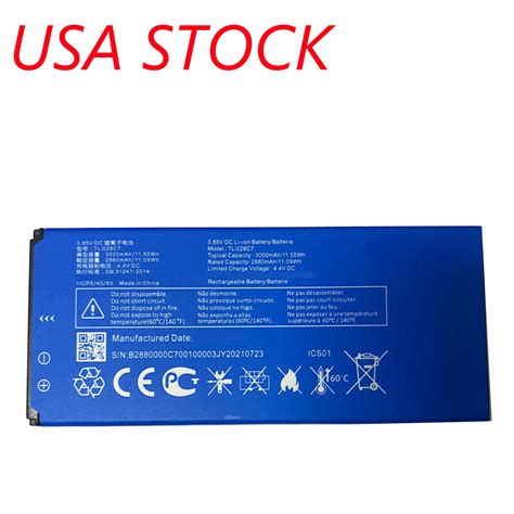 For TRACFONE TCL A3 A509DL Replacement TLI028C1 TLI028C7 Battery