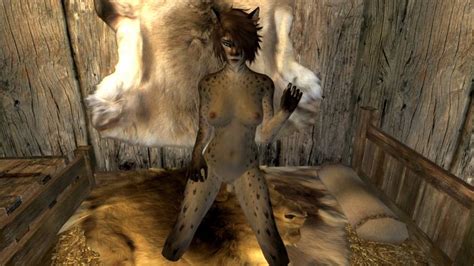 Skyrim Sexy Khajiit Nude Cumception