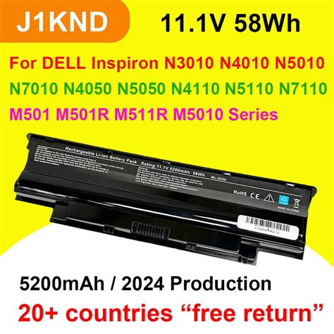 J Knd Battery For Dell Inspiron N N N N N N