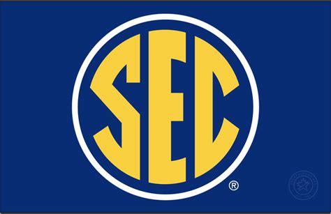 Southeastern Conference Logo Primary Dark Logo Ncaa Conferences