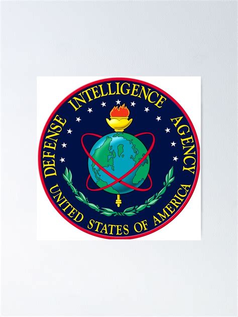 Defense Intelligence Agency Logo Poster By Spacestuffplus Redbubble