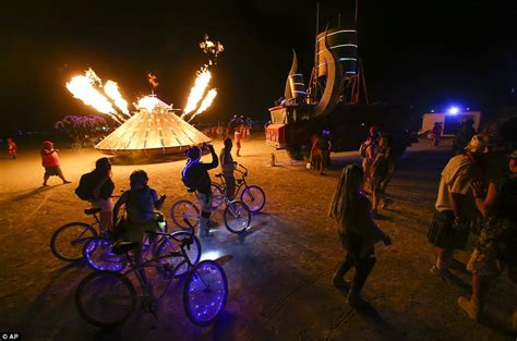 Aerial Shots Show Burning Man Party After Brutal Dust Storms Pass