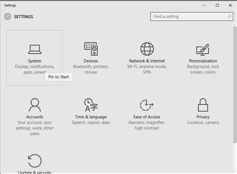 pin windows settings   windows  start menu ghacks tech news
