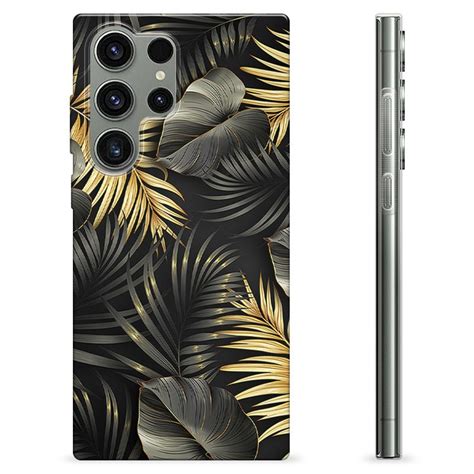 Samsung Galaxy S23 Ultra 5g Tpu Case Golden Leaves