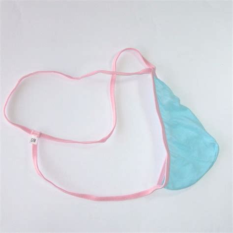 K C Hot Mens Teardrop String Thong Pouch Colors Soft Fine Cotton EBay