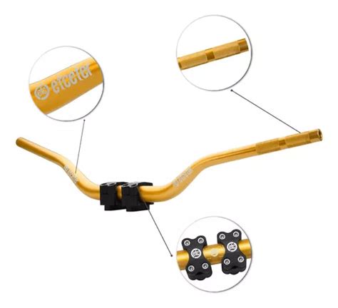 Guidão Esportivo Naked Alumínio Baixo Mm Mesa Baixa Nf Frete grátis