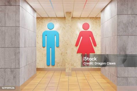 entrance   toilet divided  male  female sections  gender