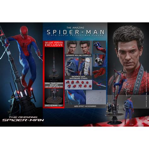 Spider Man Deluxe Version The Amazing Spider Man Movie Masterpiece Hot Toys Frikanime
