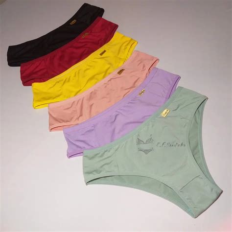 KIT C pçs TANGÃO LINGERIE CALCINHA CONFORTO MICROFIBRA Shopee Brasil