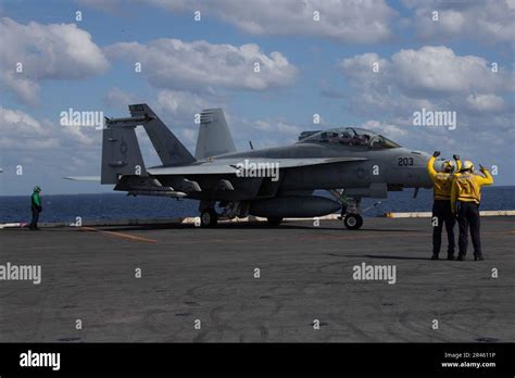 Sailors Assigned To The First In Class Aircraft Carrier Uss Gerald R