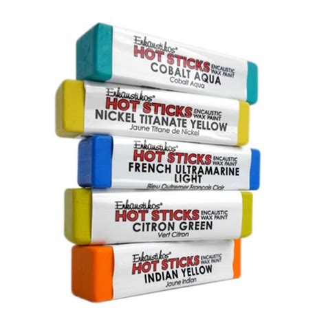 Enkaustikos Hot Sticks Bright Colors Set Of Ml Jerry S Artarama