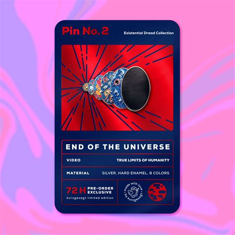 *LIMITED EDITION* End of the Universe Pin – the kurzgesagt shop
