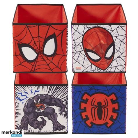 Spider Man boxes for children to store toys - Germany, New - The ...