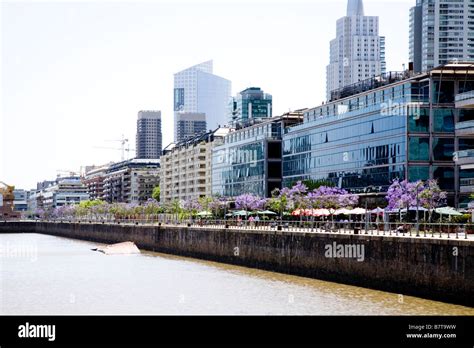 The Modernised Dock Area Of Puerto Madero Buenos Aires Argentina