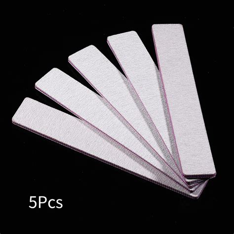 5 шт./компл. Двусторонняя пилочка для ногтей набор профессиональный ...
