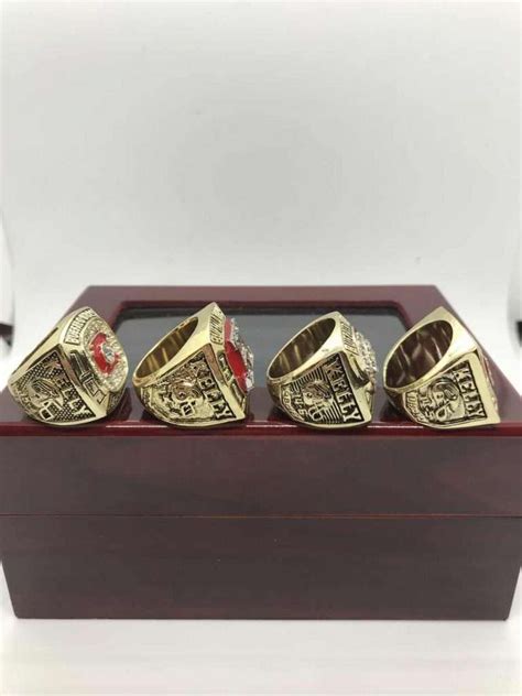 4 Buffalo Bills Super Bowl Rings Set - Cheap Super Bowl Rings on Sale