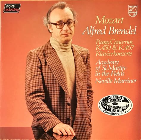 Neville Marriner Academy Of St Martin In The Fields Alfred Brendel