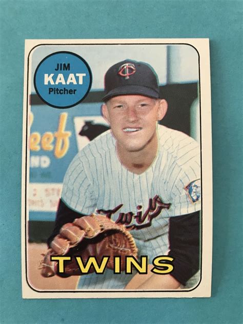 Topps Baseball Jim Kaat Exmt Twins Hof Minnesota Twins Ebay